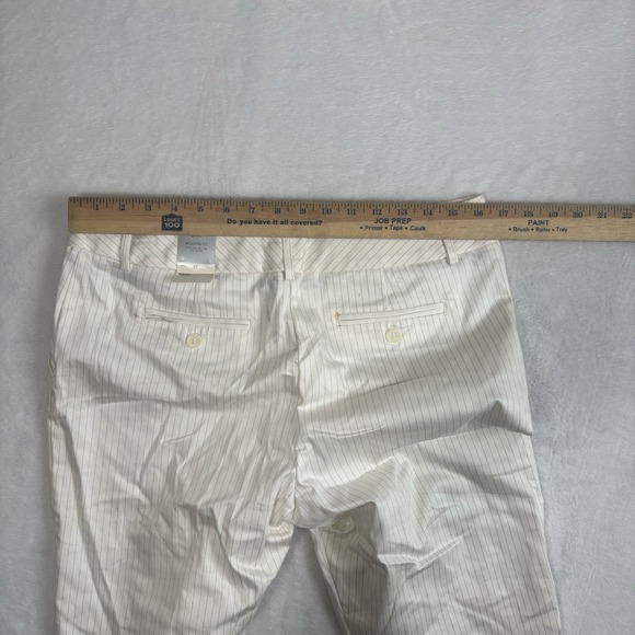 Worthington Petite Stretch Modern Fit Beige Striped Shorts Women's Size 8P - Picture 7 of 9